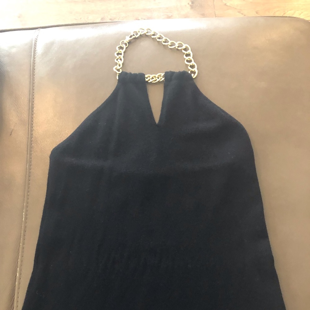Neiman Marcus cashmere halter sz M